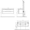 Тумба BELBAGNO ETNA ETNA-1200-2C-SO-RW-P